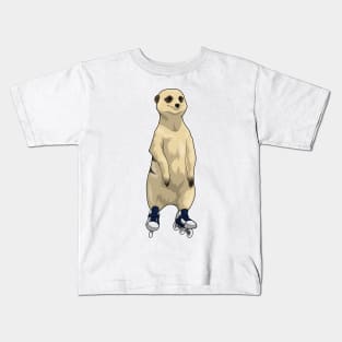 Meerkat Inline skating Roller skates Kids T-Shirt